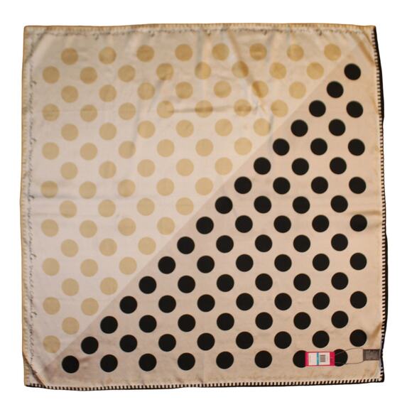 Vince Camuto Polka Stripe 100% Silk 36" Square Scarf #VC2434 - Picture 1 of 2